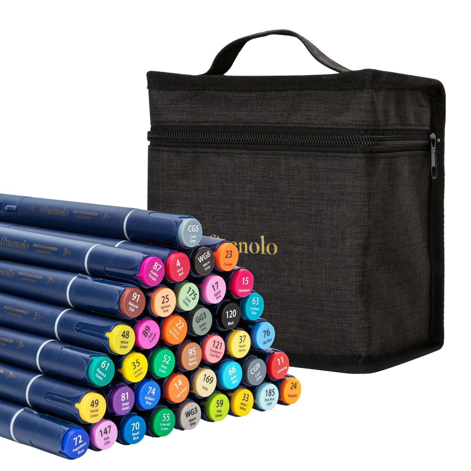 SET 40 MARKERE SKETCHING VARF DUBLU ROTUND/TESIT HUSA TEXTILA DELI SET 40 MARKERE SKETCHING VARF DUBLU ROTUND/TESIT HUSA TEXTILA DELI